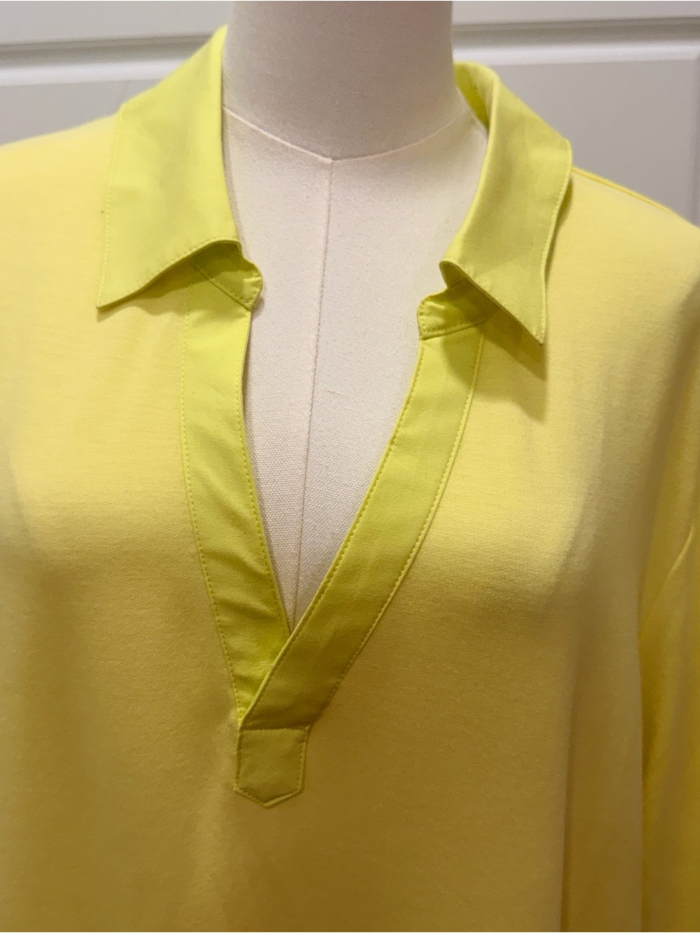 Candace Cameron Bure Soft Pastel Yellow Women's Sweater - Picture 4 of 7
